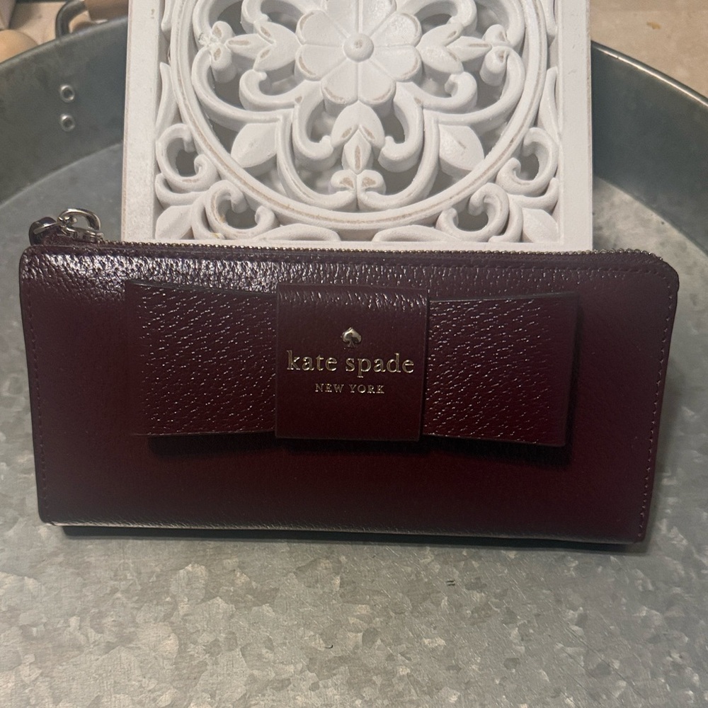 Kate Spade Burgundy Leather Handbag